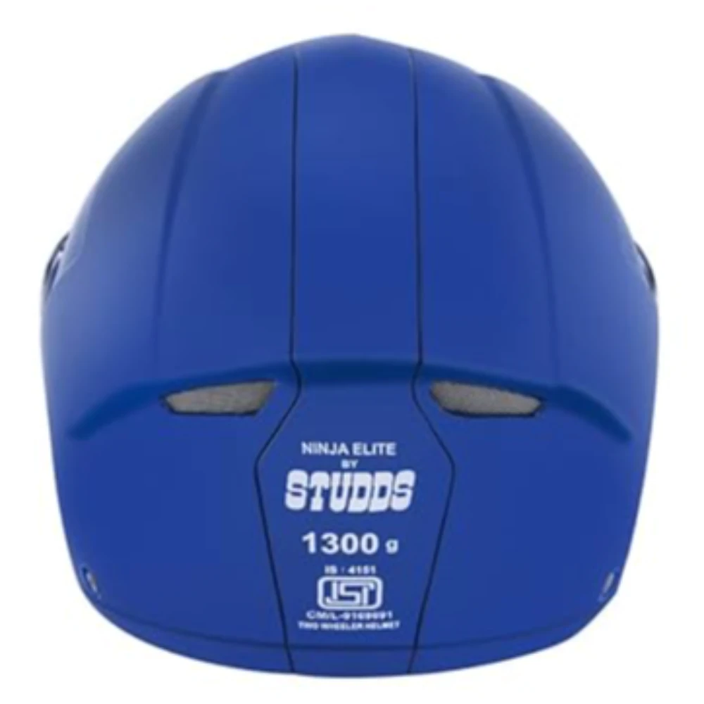 Studds Ninja Elite SUPER Flip Up Full Face Helmet (Flame Blue, XL)
