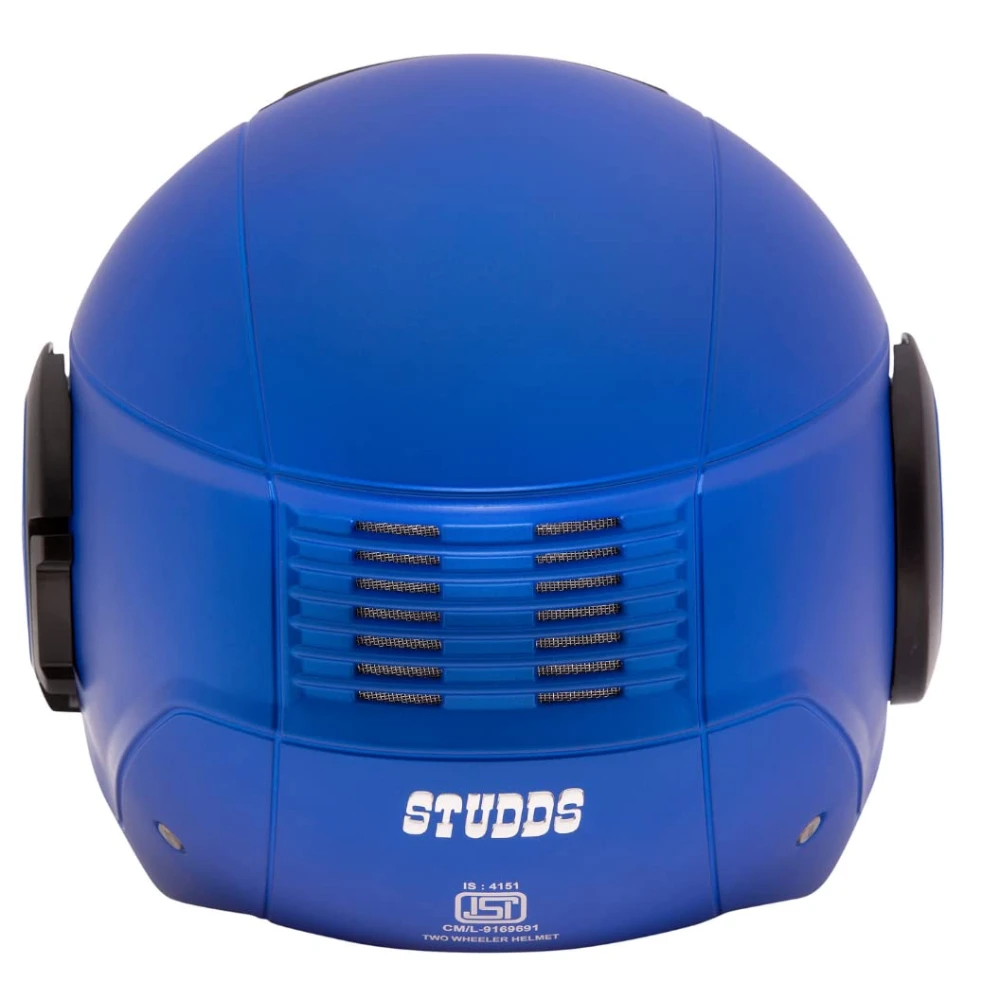 STUDDS ICON Open FACE Helmet MATT Blue-M