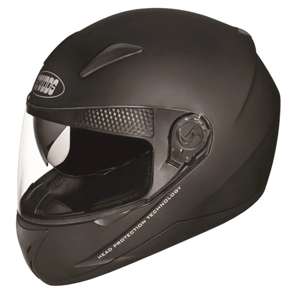 Studds SHIFTER Full Face Helmet with Tinted Visor (Matt Black, XL)