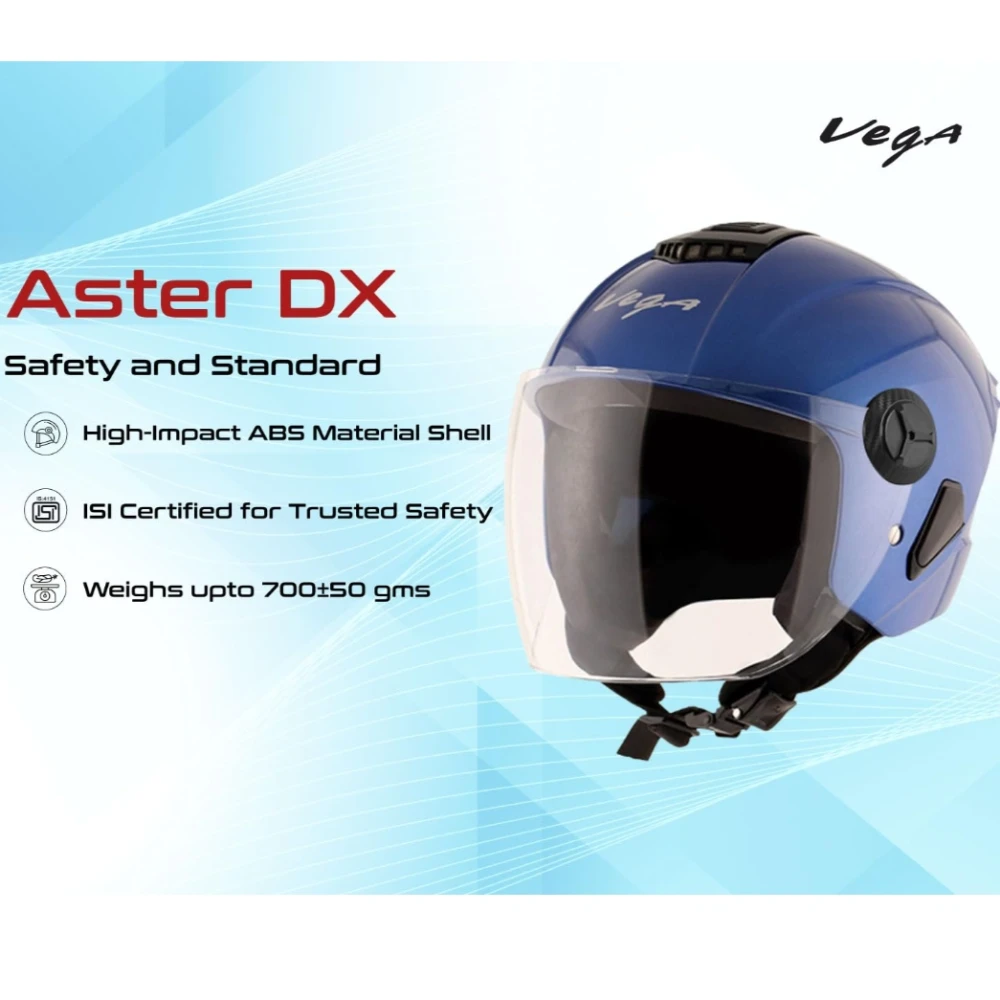 Vega Aster Dx Blue Helmet-L