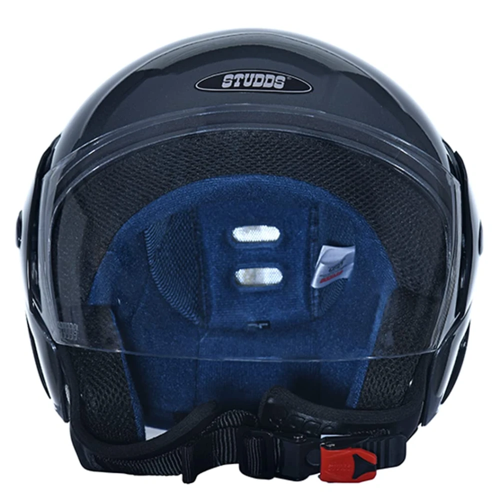 STUDDS CUB Open Face EPS Helmet (Matt Gun Grey, L)