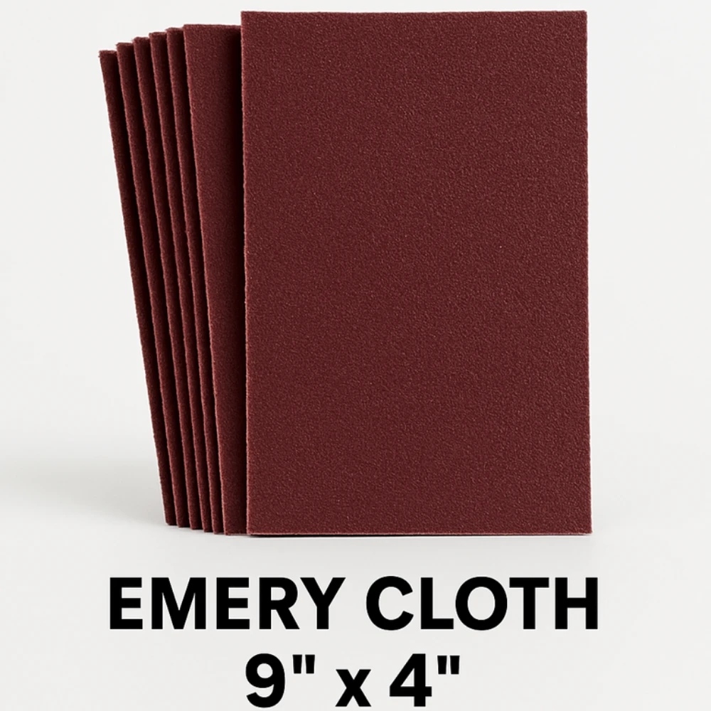 Saran Exports Emery Cloth 9"x 4'' 220 grits (Pack of 10)