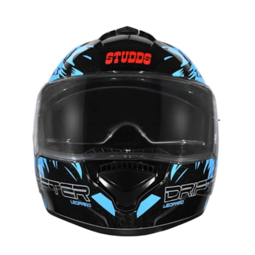 Studds Drifter Full Face Helmet Black N1, Size: M(57-58cm)