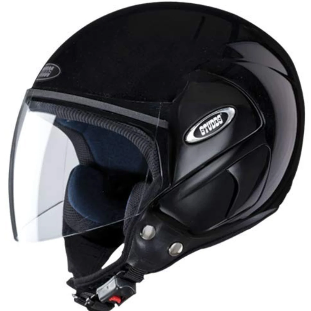 Studds Cub Open Face Helmet- Black (L)