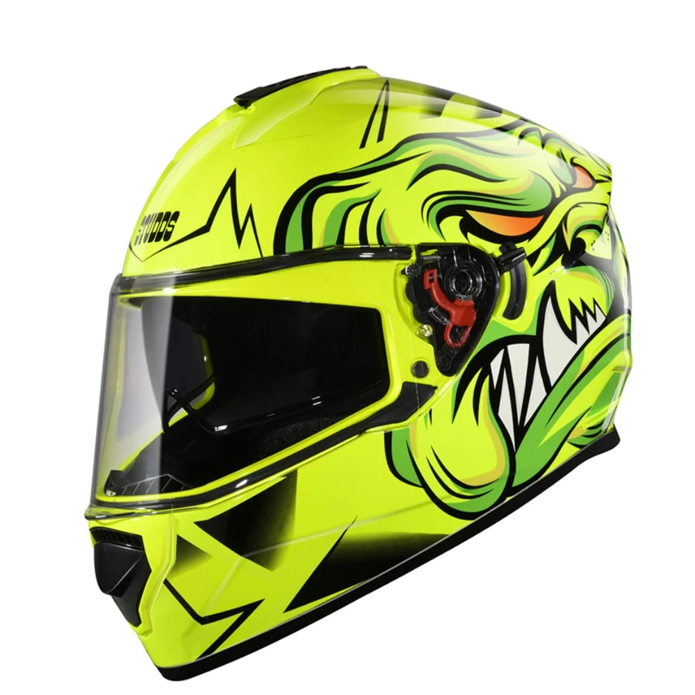 Studds Drifter D1 Full Face Helmet Yellow N5, Size: XL(60 cm)