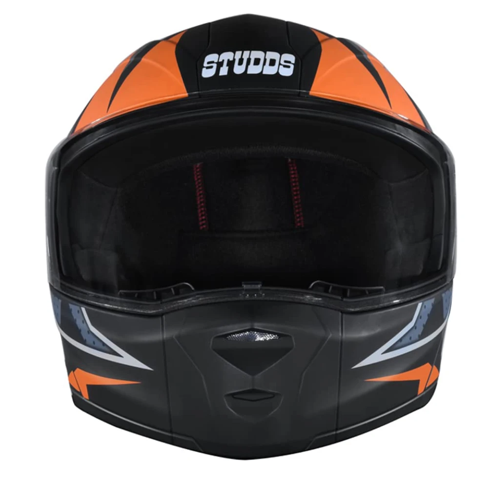 STUDDS Ninja Elite Super D6 FLIP-UP Full FACE Helmet N10 MATT Black-M