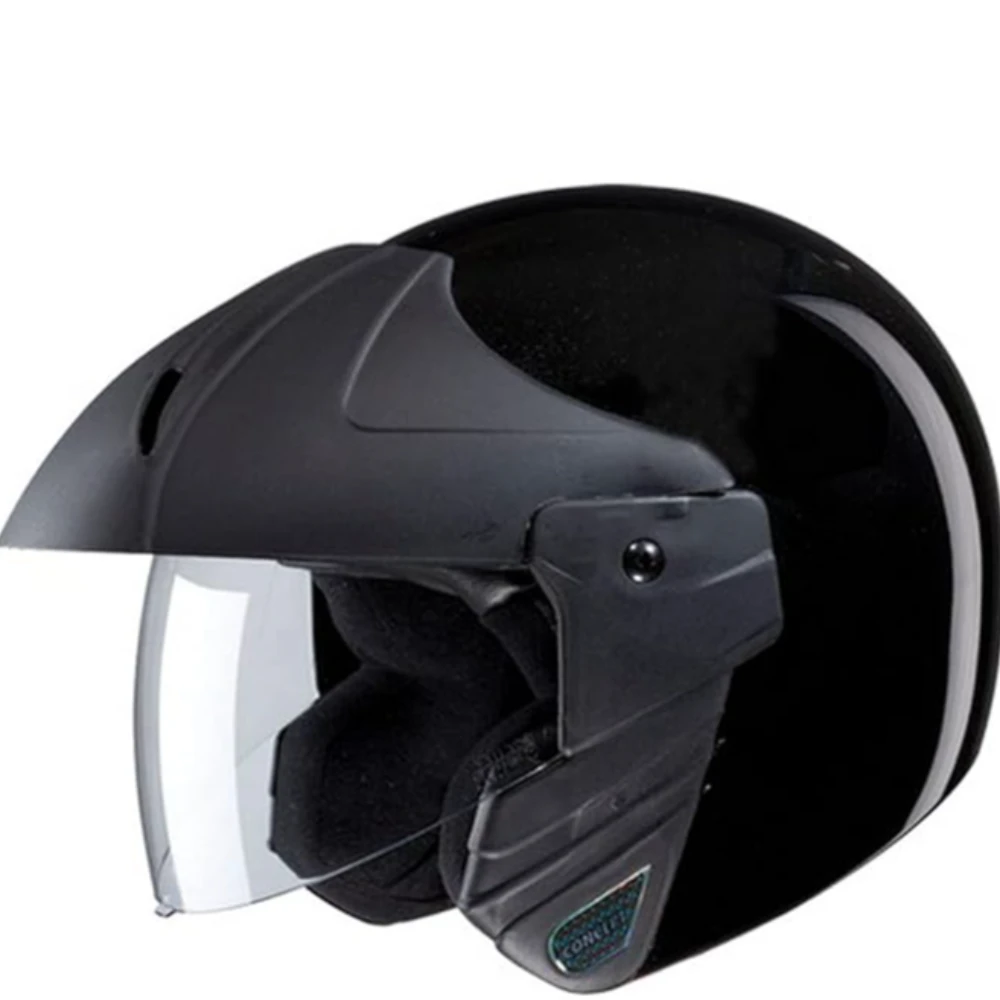 Studds Ninja Concept Eco Open Face Helmet- Black (Xl)
