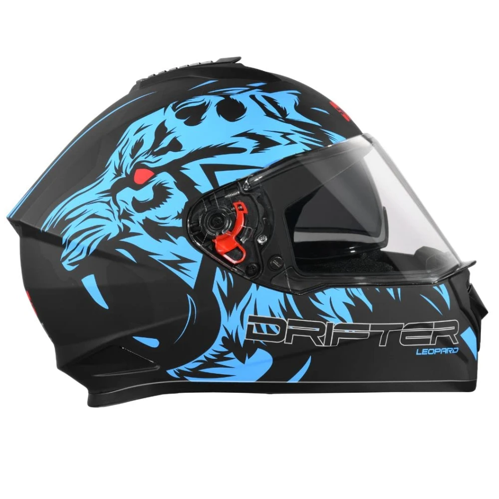Studds Drifter Full Face Helmet Matt Black N1, Size: XL(60 cm)