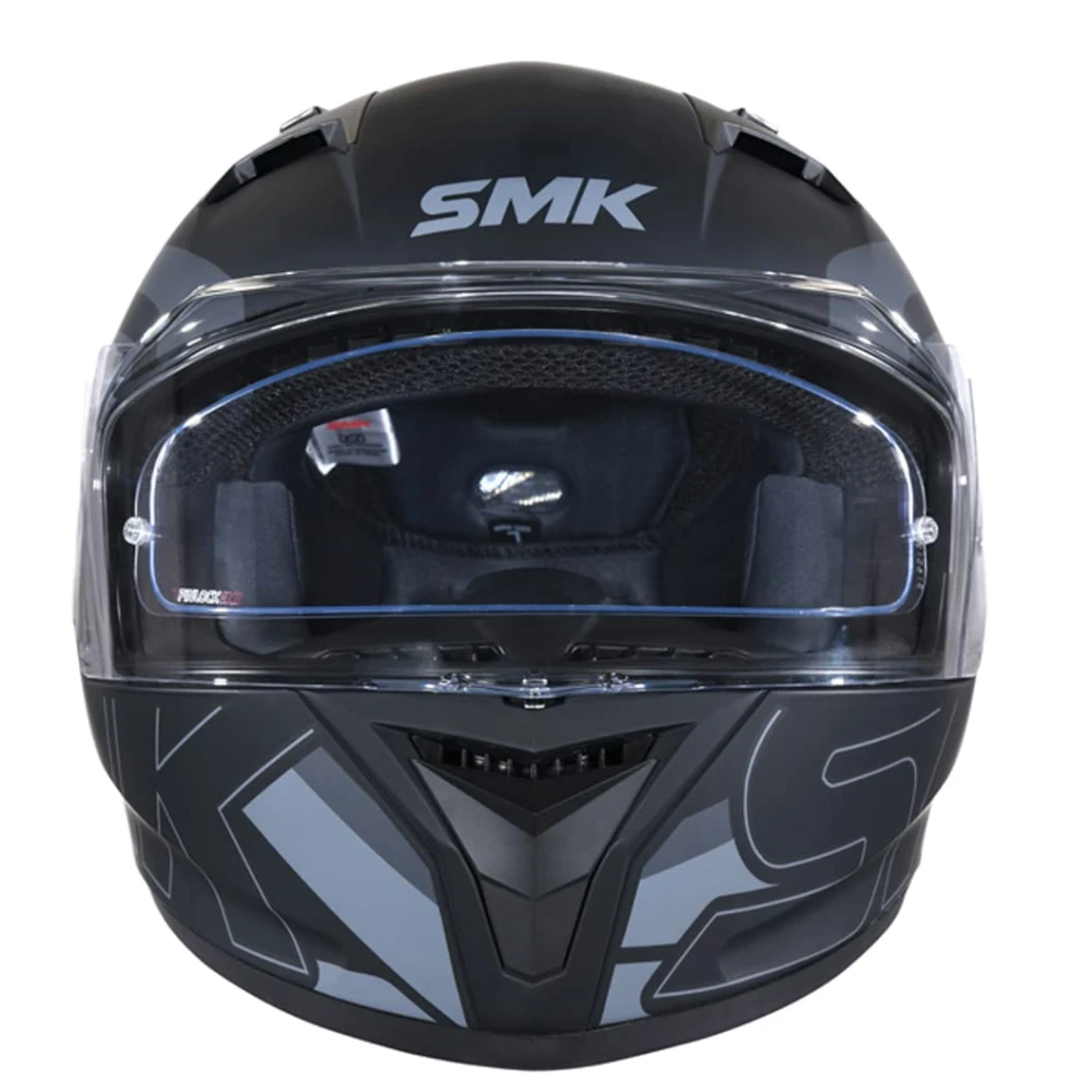 SMK Stellar Sports Stage Full FACE Helmet with PINLOCK Fited (MA262)-M