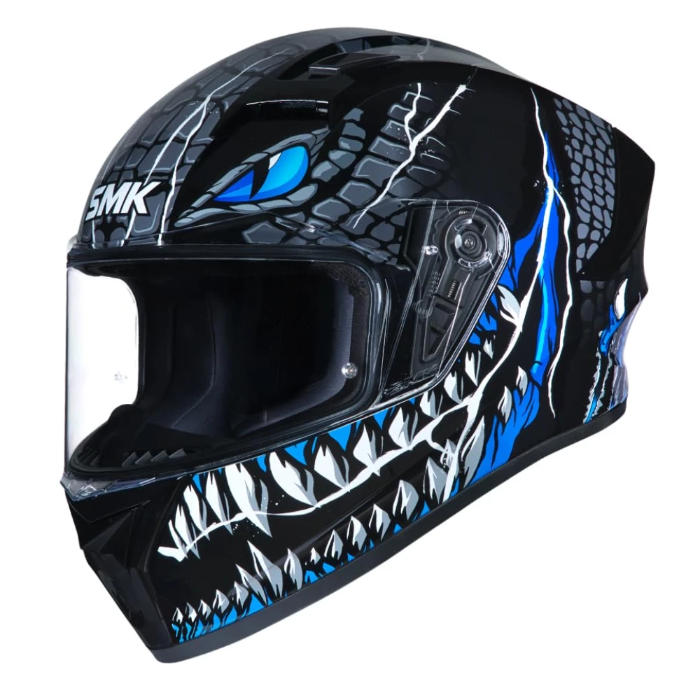 SMK-Link Stellar Sports Taotei Helmet Ece-06 Certified with Anti Fog Clear Visor for Men and Women