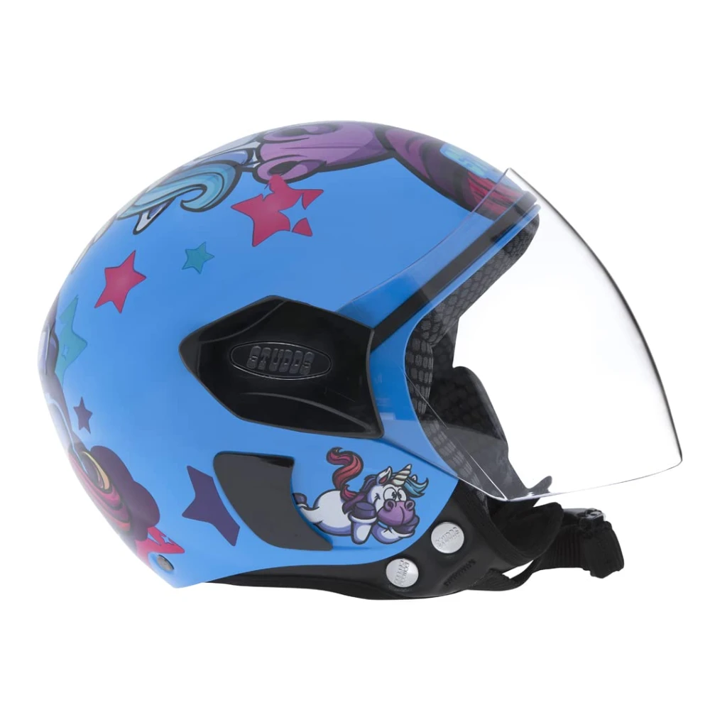 Studds Femm Super 540 D1 Décor (Blue, XS)