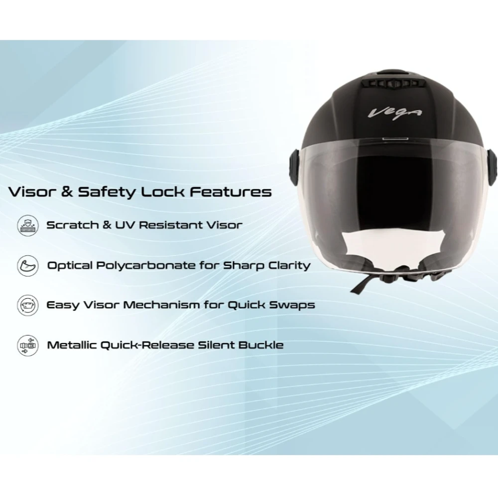 Vega Aster Dx Dull Black Helmet-L