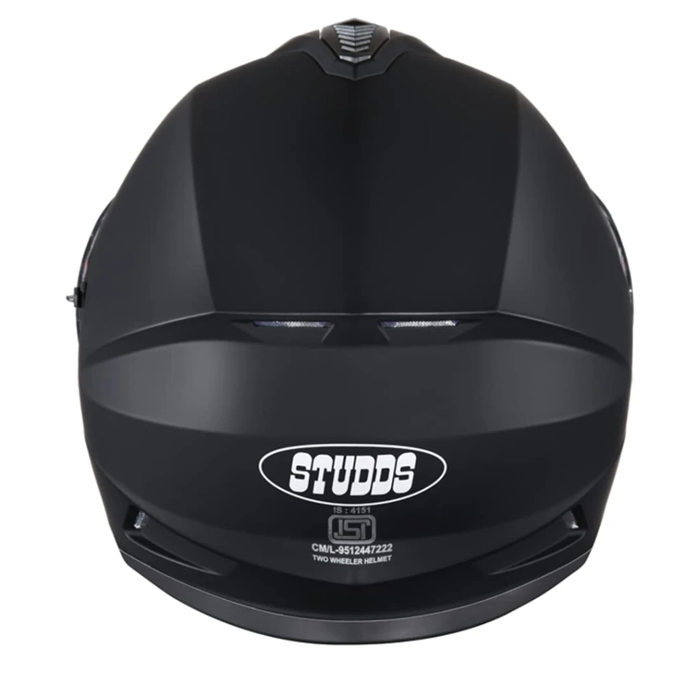 Studds Drifter Full Face Helmet Matt Black, Size: L(58-60cm)