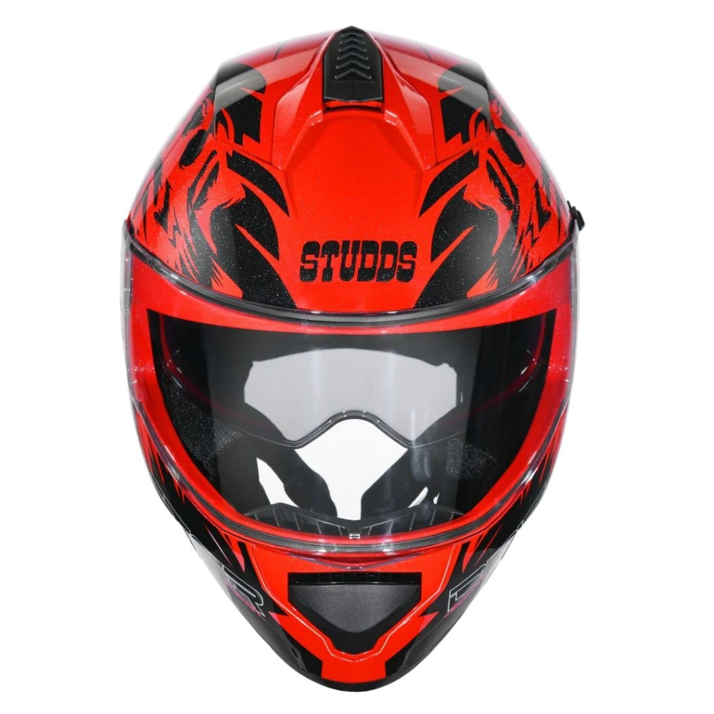 Studds Drifter Full Face Helmet Red N9, Size: XL(60 cm)