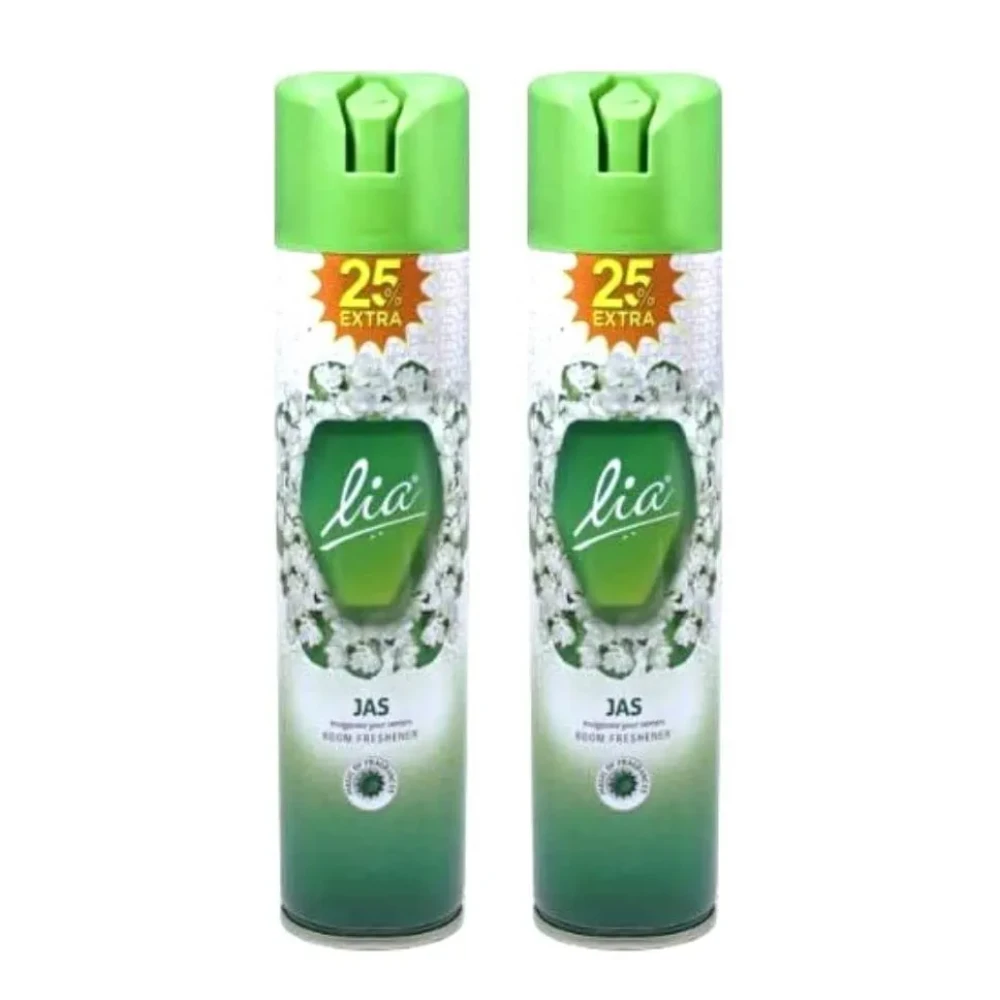 Lia Air Freshener for Home, Office, Car Combo with Fragrance | Room Freshener Set of 2 | 25% extra (Fragrance jas)