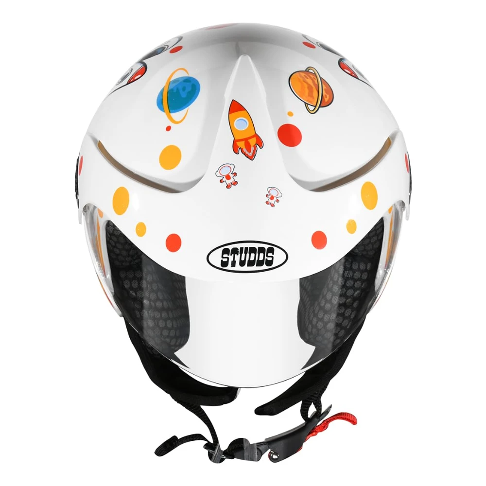 Studds Marshall D2 Open Face Kids Helmet (Boy's, White - XXXL)