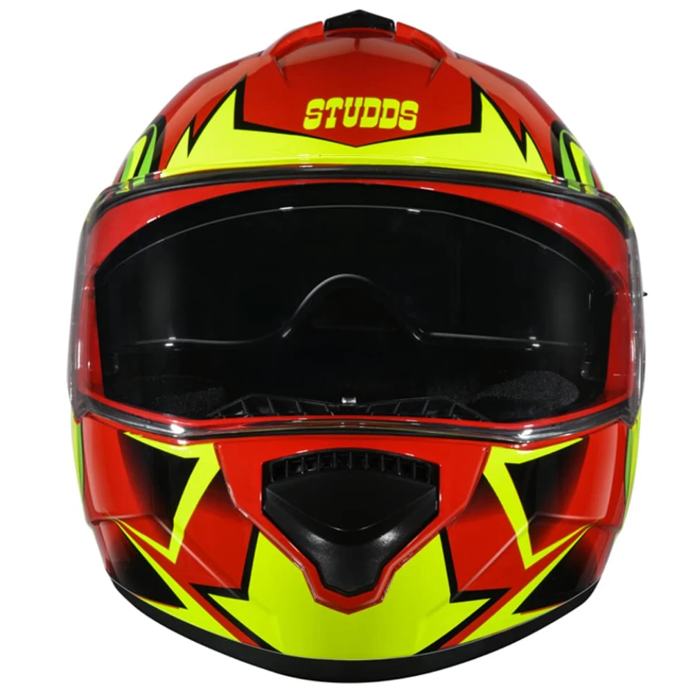 Studds Drifter D1 Full Face Helmet Red N5, Size: XL(60 cm)