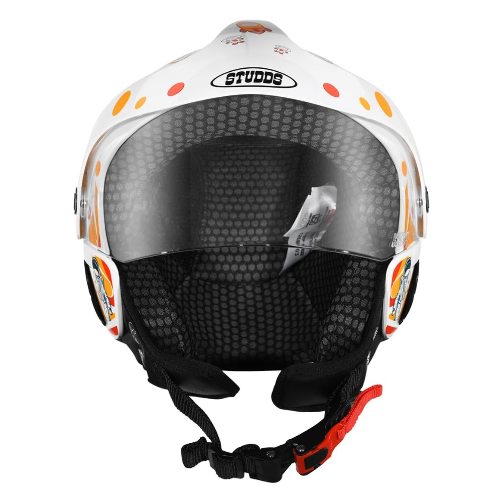 Studds Marshall D2 Open Face Kids Helmet (Boy's, White - XXXL)