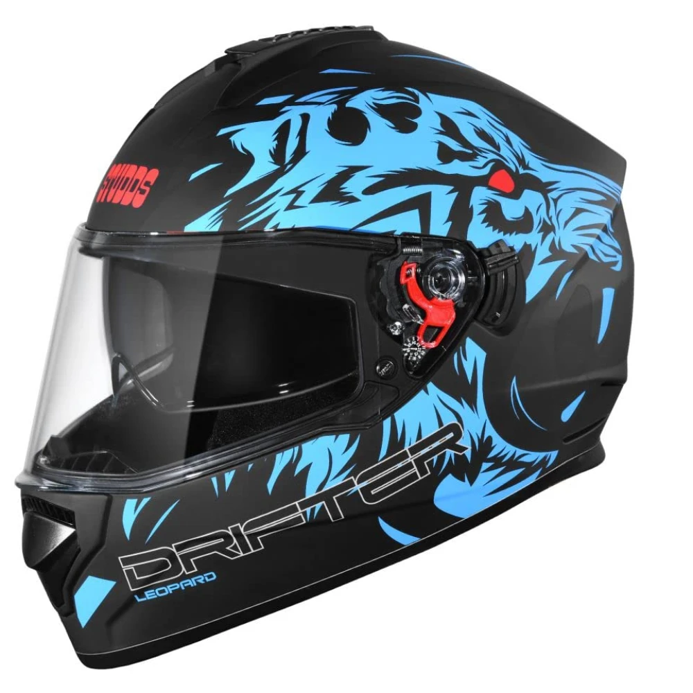Studds Drifter Full Face Helmet Matt Black N1, Size: XL(60 cm)