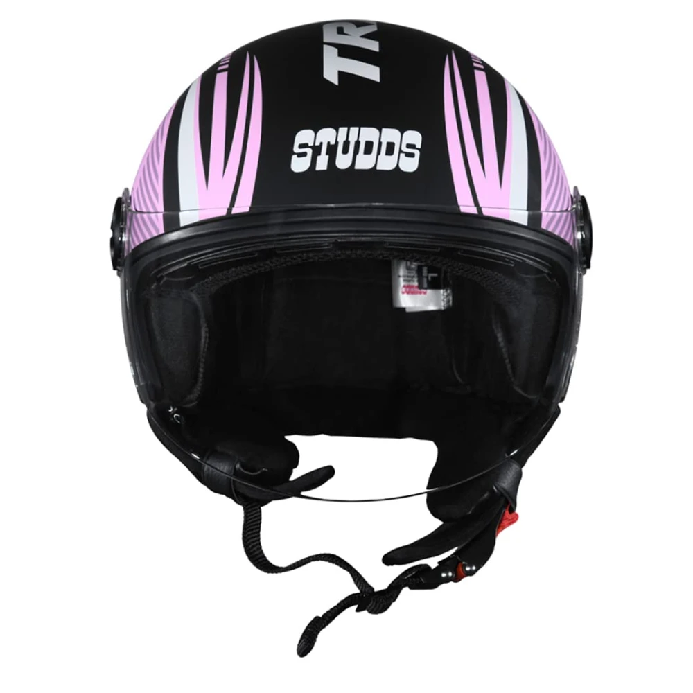STUDDS Track D3 Open FACE Helmet N8 MATT Black-L