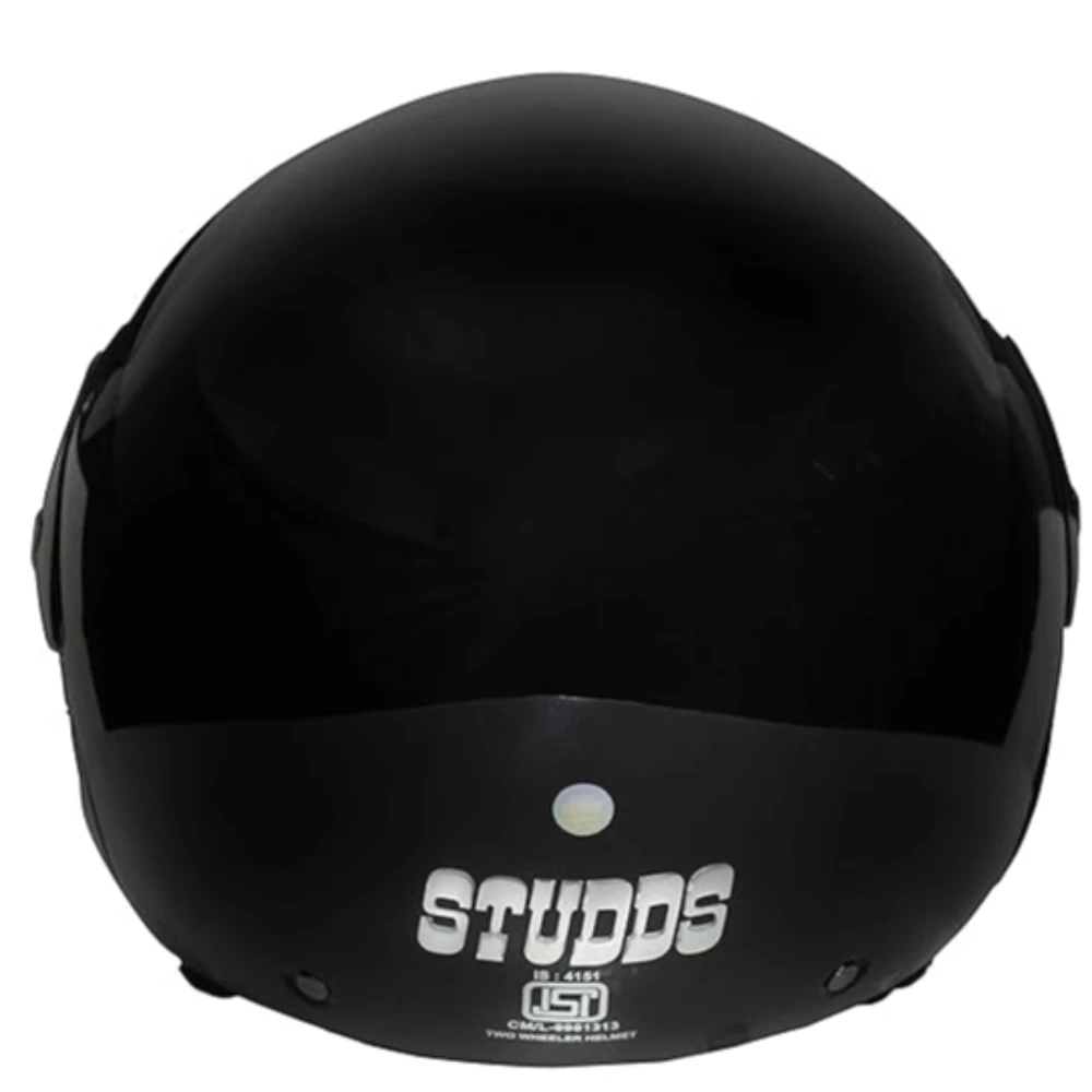 Studds Cub Open Face Helmet- Black (L)