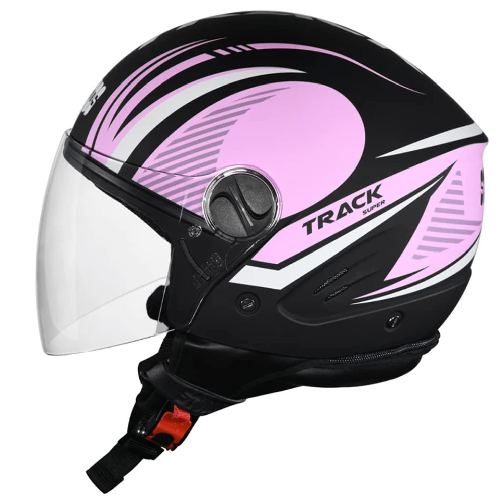 STUDDS Track D3 Open FACE Helmet N8 MATT Black-L