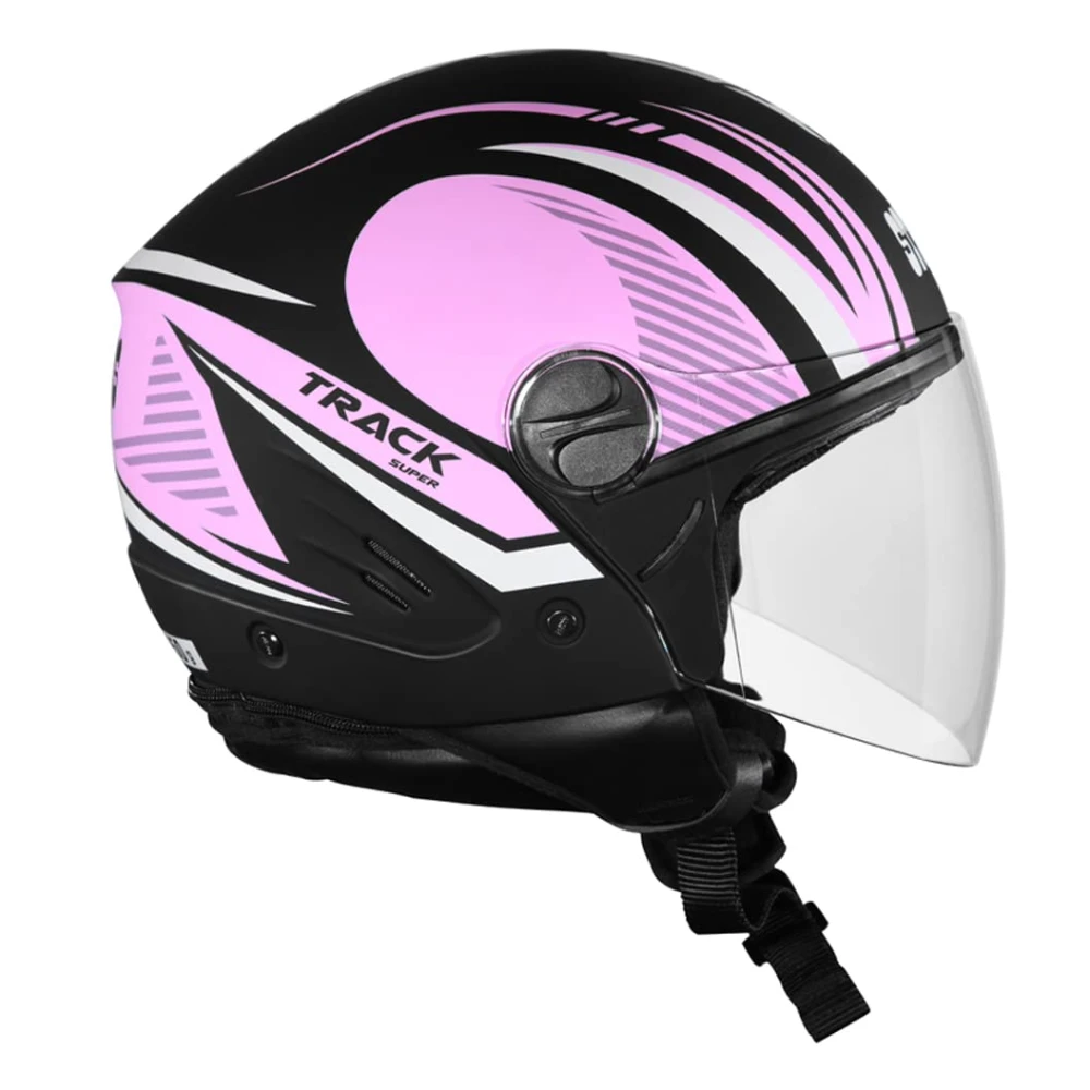 STUDDS Track D3 Open FACE Helmet N8 MATT Black-L
