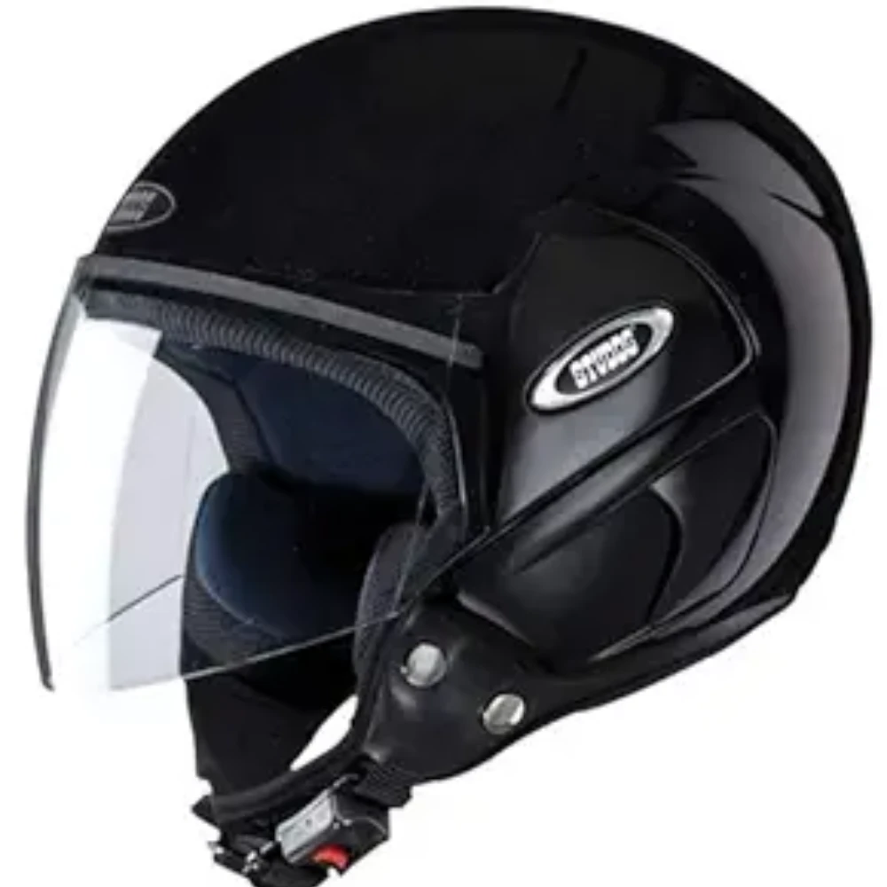 Studds Cub Open Face Helmet- Black (L)