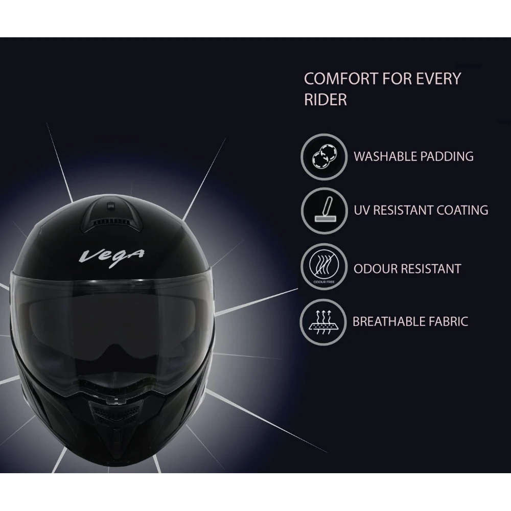 Ryker D/V Black Helmet-M Vega Ryker D/V Black Helmet-M