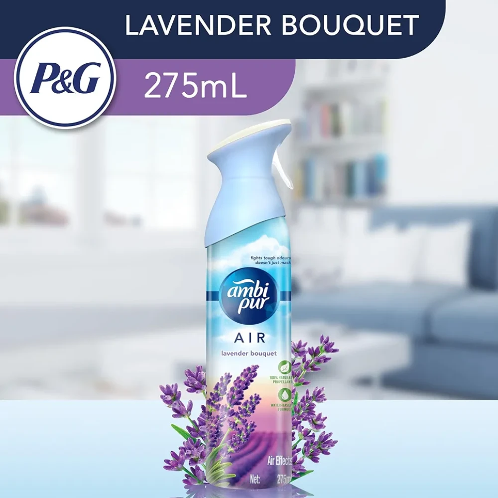 Ambi Pur Air Freshener Spray - Lavender Bouquet - 275 ml