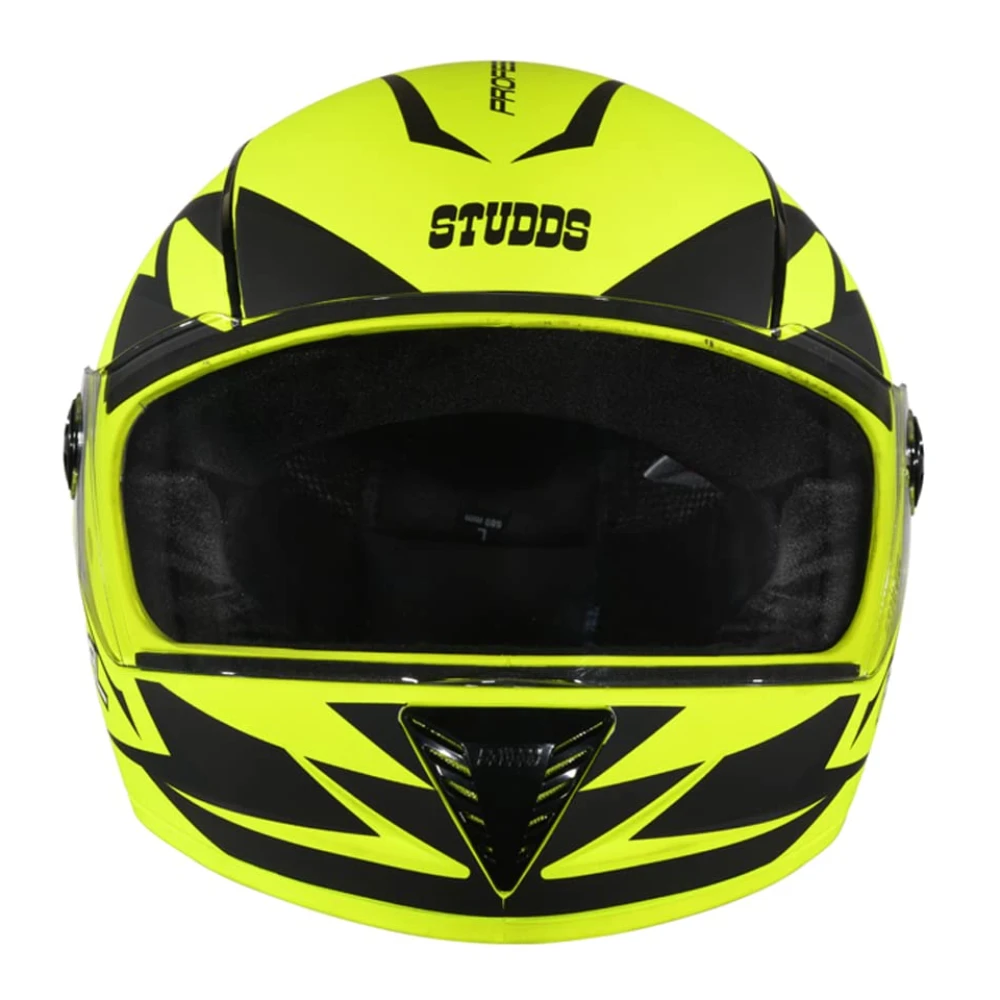 STUDDS Professional D1 Full FACE Helmet N9 MATT Yellow-L