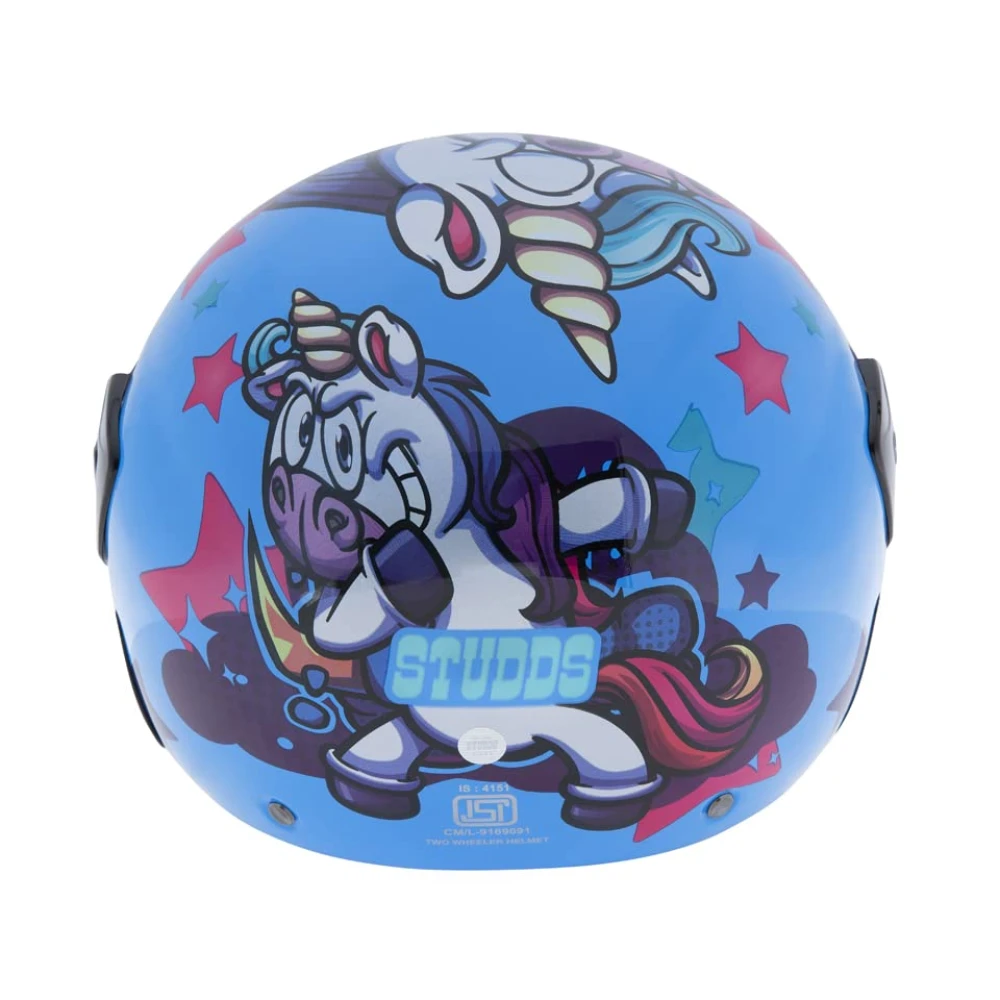 Studds Femm Super 540 D1 Décor (Blue, XS)