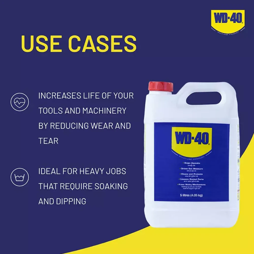 WD-40 Multipurpose Rust Remover Liquid 5 ltr (Pack of 1)