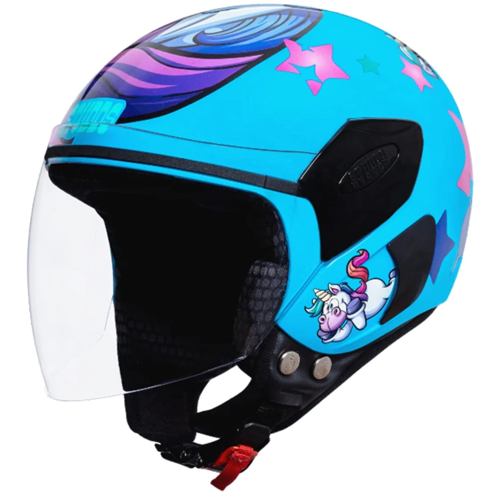Studds Femm Super 540 D1 Décor (Blue, XS)