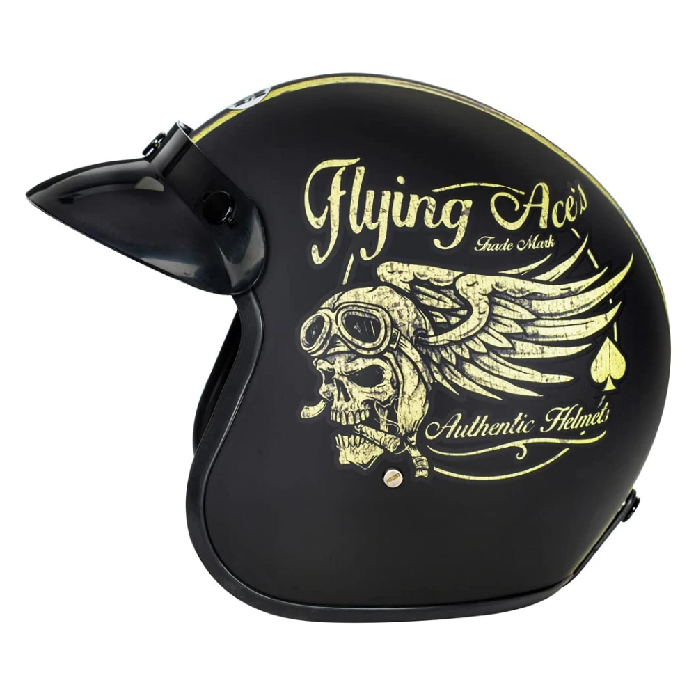 Studds Jetstar D5 Flying Ace's M.Bk (L), Black