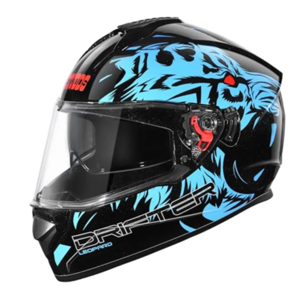 Studds Drifter Full Face Helmet Black N1, Size: M(57-58cm)