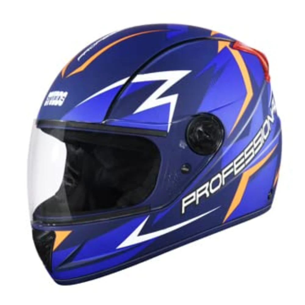 STUDDS Professional D1 Full FACE Helmet N1 MATT Blue-L