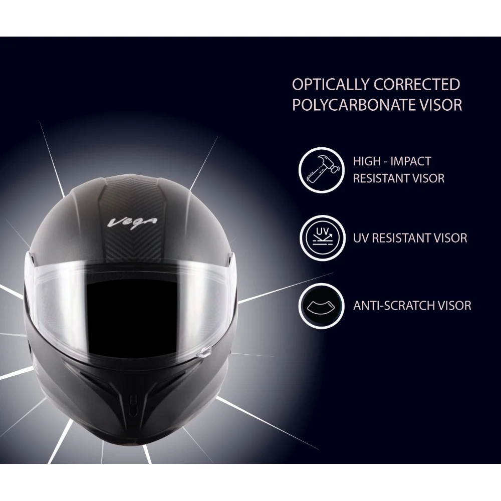 Vega Breeze Black Helmet-M
