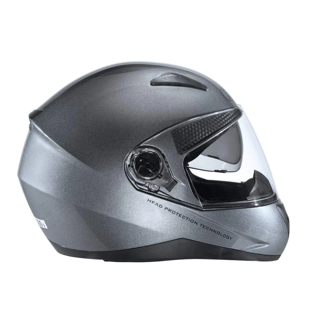 STUDDS SHIFTER Silicone-coated Full Face Helmet with Tinted Visor (Gun Grey, XL)