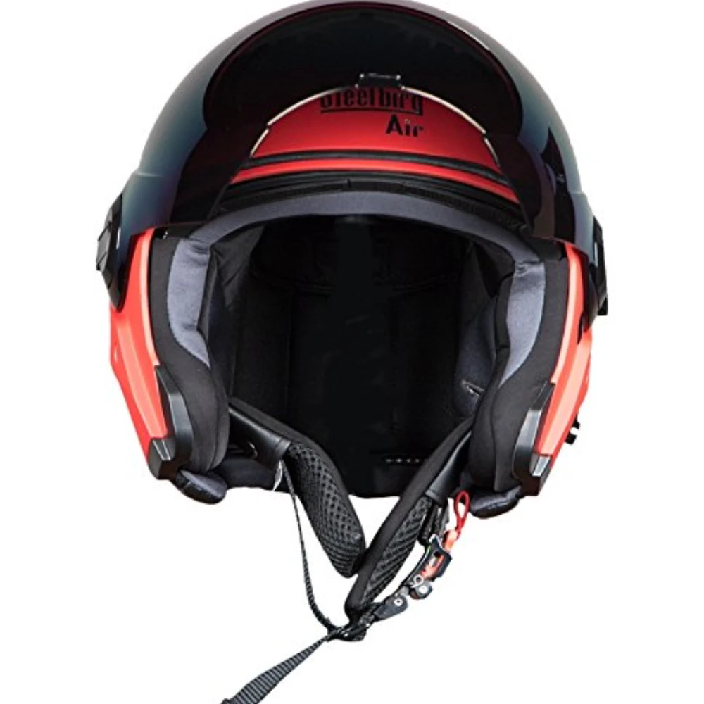 Steelbird SBA-3 Dashing Red with Rainbow Visor,580mm