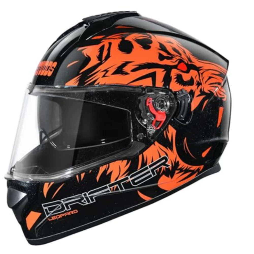 Studds Drifter Full Face Helmet Black N10, Size: XL(60 cm)