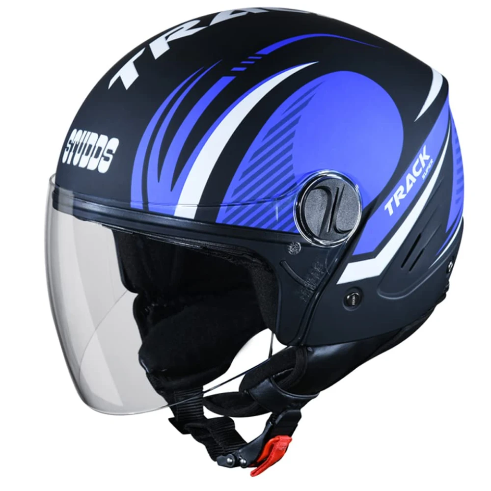 STUDDS Track D3 Open FACE Helmet N1 MATT Black-L