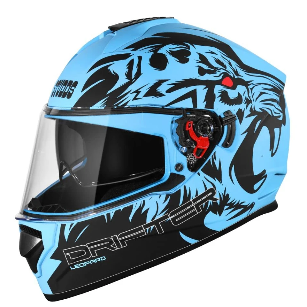 Studds Drifter Full Face Helmet Matt Blue N9, Size: XL(60 cm)