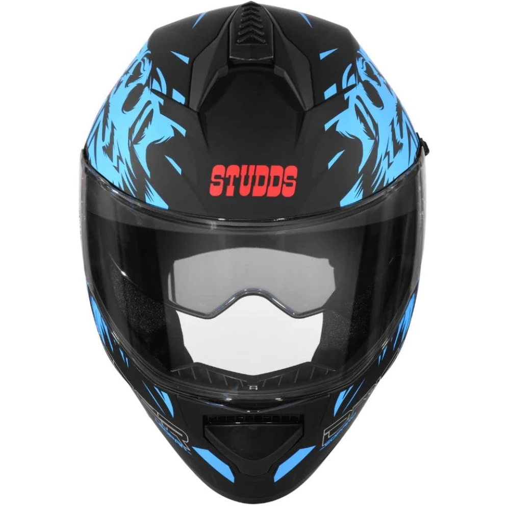 Studds Drifter Full Face Helmet Matt Black N1, Size: XL(60 cm)