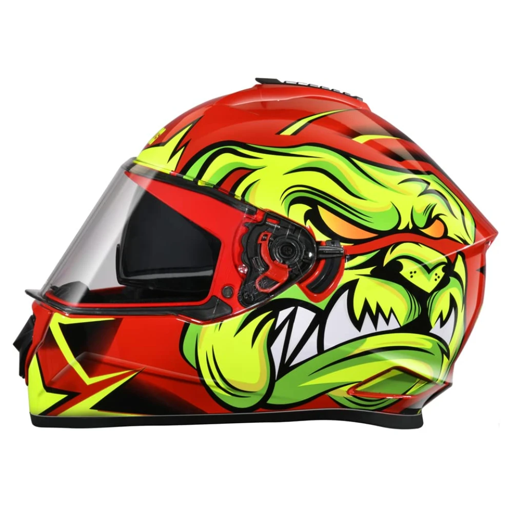 Studds Drifter D1 Full Face Helmet Red N5, Size: XL(60 cm)