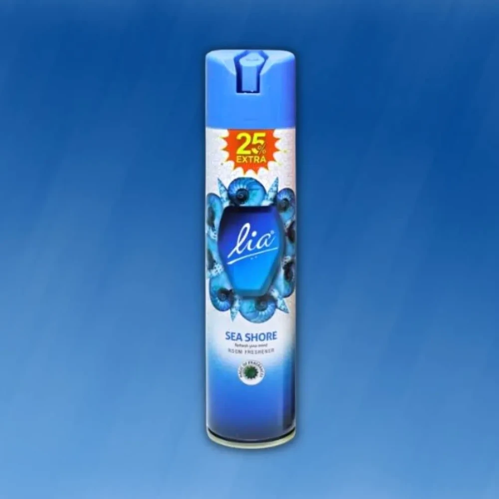 Lia Air Freshener for Home, Office, Car Combo with Fragrance | Room Freshener Set of 2 | 25% extra (Fragrance Sea shore)