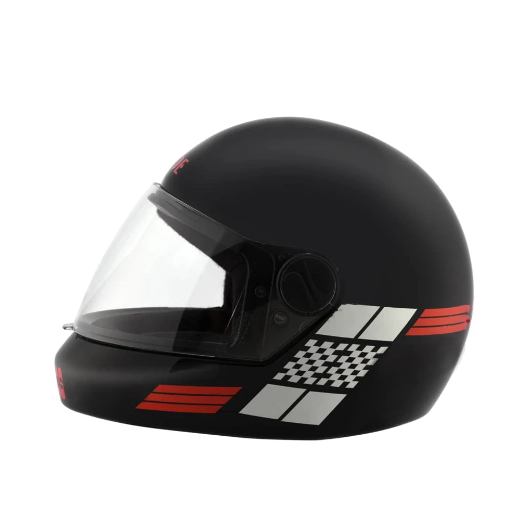 Studds JADE D1 with Reflective Decor Full Face EPS Helmet (Black, L)