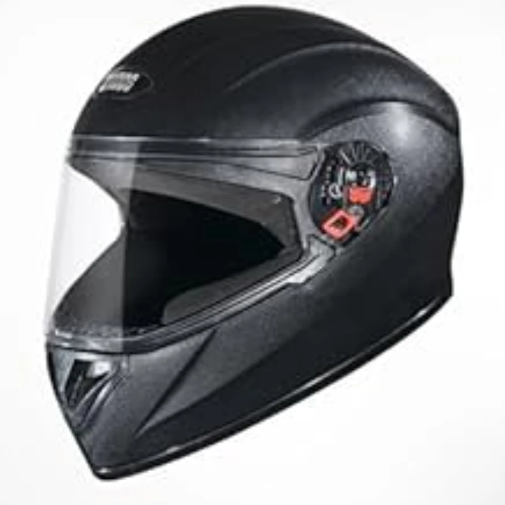 STUDDS Crest Eco ISI Certified Full Face Helmet for Men and Women with Clear Visor