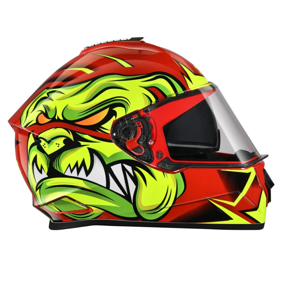 Studds Drifter D1 Full Face Helmet Red N5, Size: XL(60 cm)