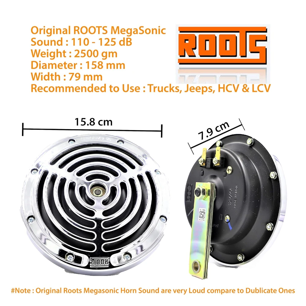 Roots Megasonic 12v (High+Low) Pack of 2